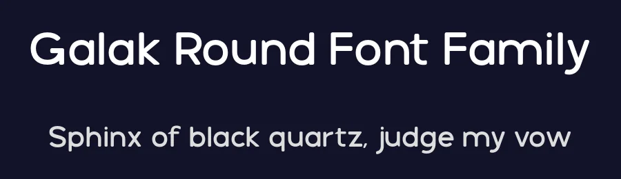 Galak Round Font Family by Luhop Creative — Sans Serif Font — thumbnail 2