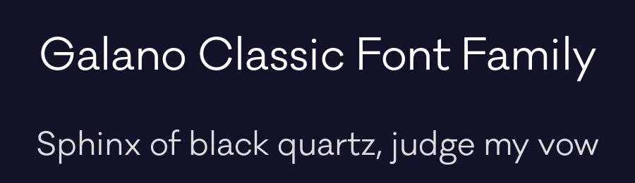 Galano Classic Font Family by Rene Bieder — Sans Serif Font — thumbnail 2