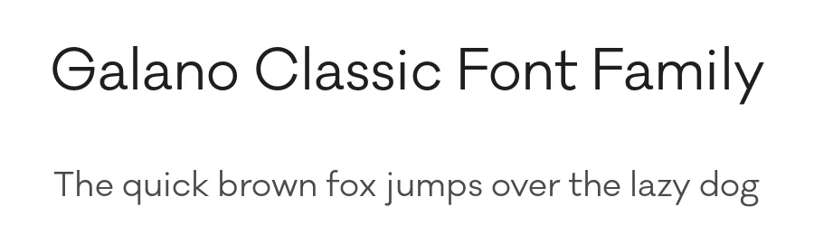 Galano Classic Font Family by Rene Bieder — Sans Serif Font