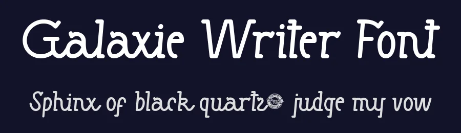 Galaxie Writer Font by edricstudio — Display Font — thumbnail 2