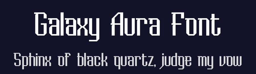 Galaxy Aura Font by Denustudios — Decorative Font — thumbnail 2