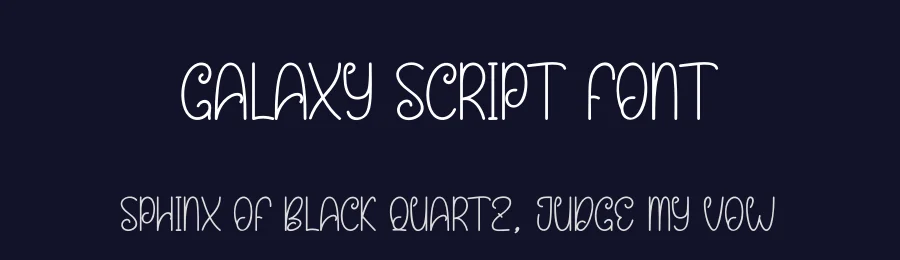 Galaxy Script Font by andikastudio — Display Font — thumbnail 2
