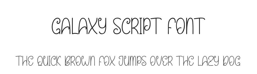 Galaxy Script Font by andikastudio — Display Font