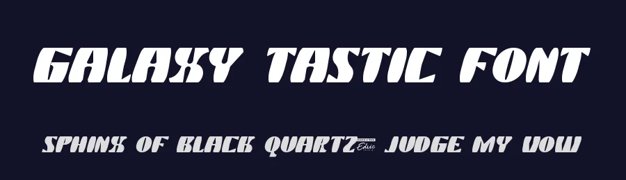 Galaxy Tastic Font by edricstudio — Display Font — thumbnail 2