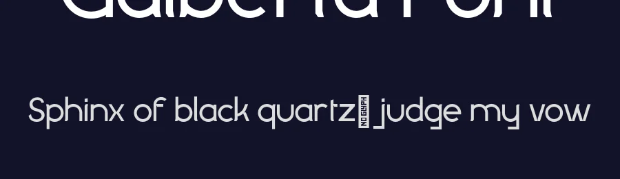 Galberta Font by ibracreative — Sans Serif Font — thumbnail 2