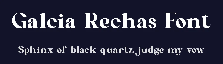 Galcia Rechas Font by SlideShoot — Decorative Font — thumbnail 2