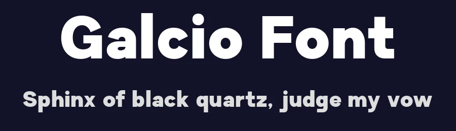 Galcio Font by Say Studio — Display Font — thumbnail 2