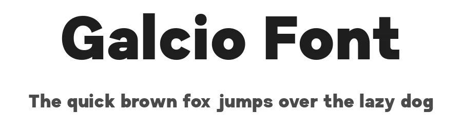 Galcio Font by Say Studio — Display Font