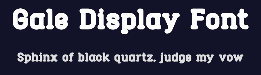 Gale Display Font by vpcreativeshop — Display Font — thumbnail 2