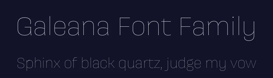 Galeana Font Family by Latinotype — Sans Serif Font — thumbnail 2