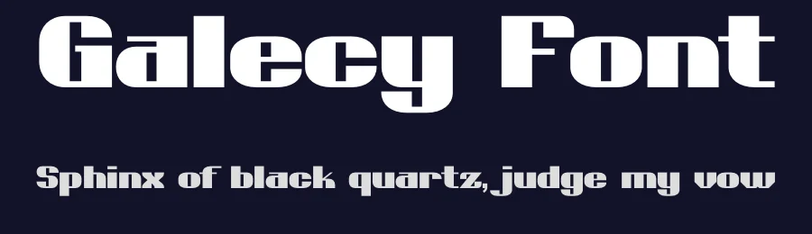 Galecy Font by Rantautype — Sans Serif Font — thumbnail 2