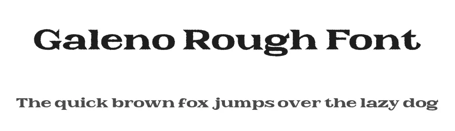 Galeno Rough Font by craftsupplyco — Display Font