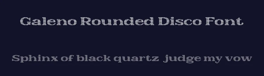 Galeno Rounded Disco Font by craftsupplyco — Display Font — thumbnail 2