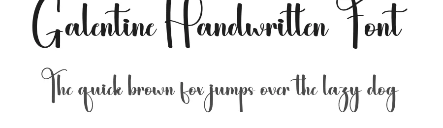 Galentine Handwritten Font by andikastudio — Script Handwritten Font