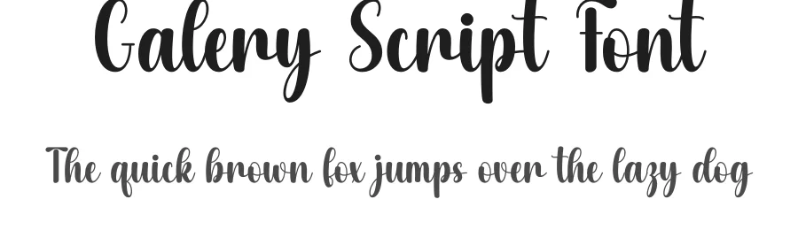 Galery Script Font by DN Creative — Script Handwritten Font