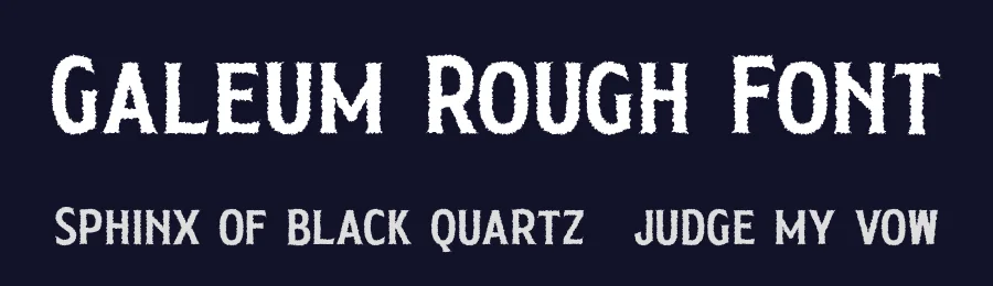 Galeum Rough Font by craftsupplyco — Display Font — thumbnail 2