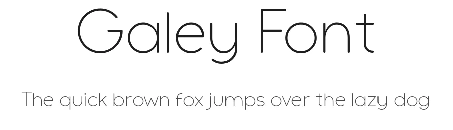 Galey Font by Prestigetype Studio — Sans Serif Font