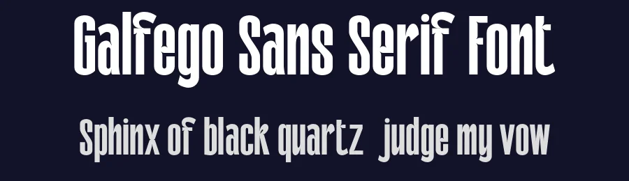 Galfego Sans Serif Font by craftsupplyco — Sans Serif Font — thumbnail 2