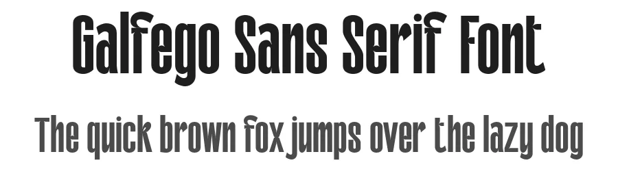 Galfego Sans Serif Font by craftsupplyco — Sans Serif Font