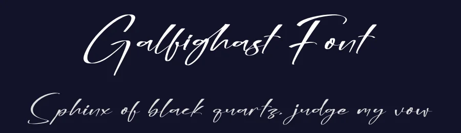 Galfighast Font by glorytype — Script Handwritten Font — thumbnail 2