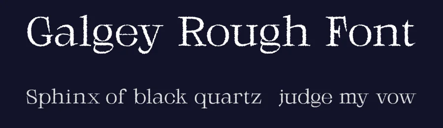 Galgey Rough Font by craftsupplyco — Display Font — thumbnail 2