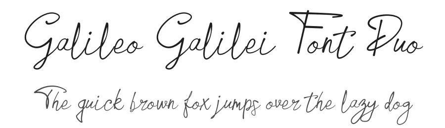 Galileo Galilei Font Duo by AndrewPixel — Serif Font
