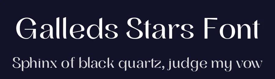 Galleds Stars Font by YUKITA CREATIVE — Sans Serif Font — thumbnail 2