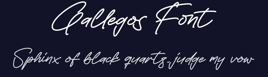 Gallegos Font by glorytype — Script Handwritten Font — thumbnail 2