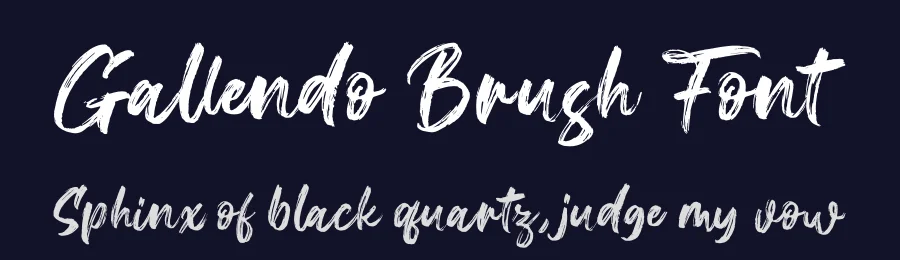 Gallendo Brush Font by letterenastudios — Script Handwritten Font — thumbnail 2