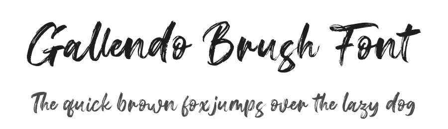 Gallendo Brush Font by letterenastudios — Script Handwritten Font
