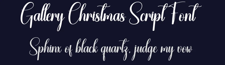 Gallery Christmas Script Font by creativeletter — Script Handwritten Font — thumbnail 2