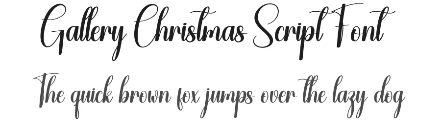 Gallery Christmas Script Font by creativeletter — Script Handwritten Font