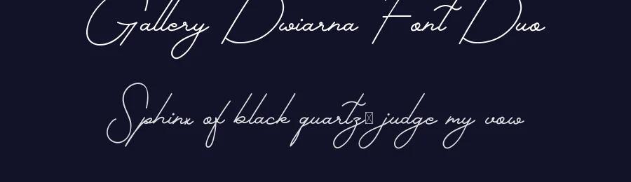 Gallery Dwiarna Font Duo by nihstudio — Script Handwritten Font — thumbnail 2
