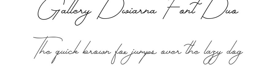 Gallery Dwiarna Font Duo by nihstudio — Script Handwritten Font