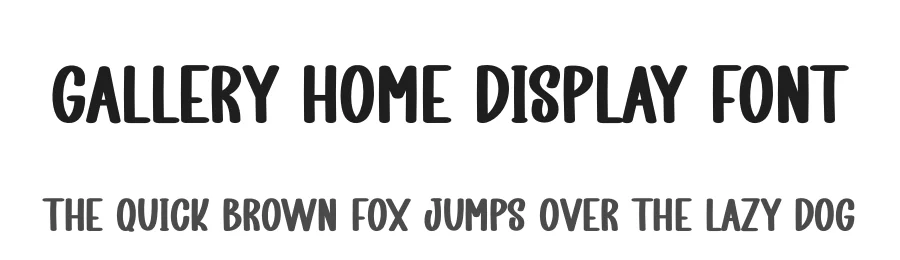 Gallery Home Display Font by creativeletter — Display Font