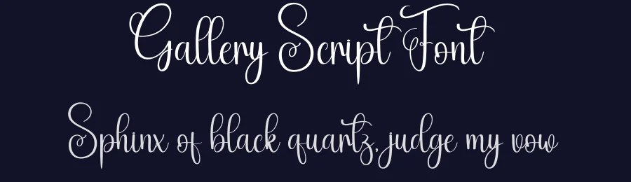 Gallery Script Font by andikastudio — Script Handwritten Font — thumbnail 2