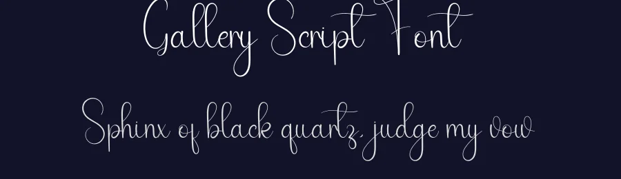 Gallery Script Font by andikastudio — Script Handwritten Font — thumbnail 2