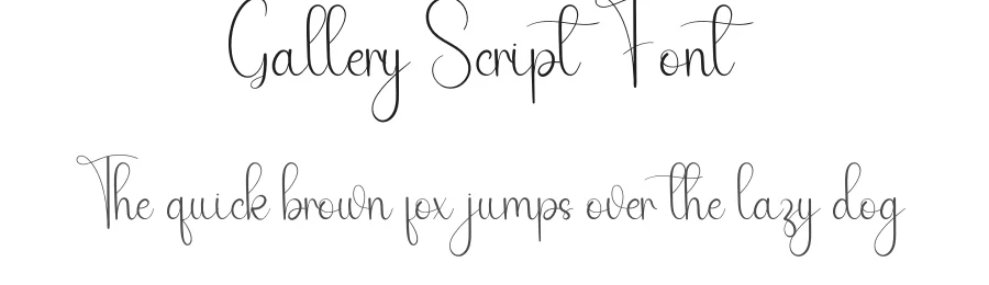 Gallery Script Font by andikastudio — Script Handwritten Font