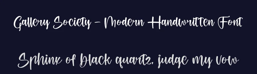 Gallery Society – Modern Handwritten Font by stylishtype.co — Script Handwritten Font — thumbnail 2