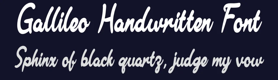 Gallileo Handwritten Font by andikastudio — Script Handwritten Font — thumbnail 2