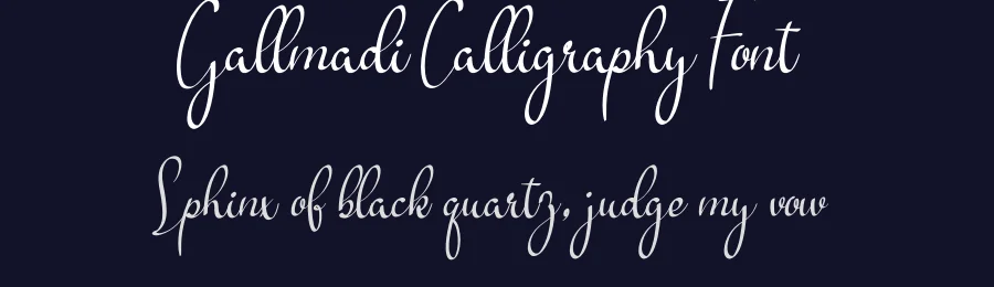 Gallmadi Calligraphy Font by andikastudio — Script Handwritten Font — thumbnail 2