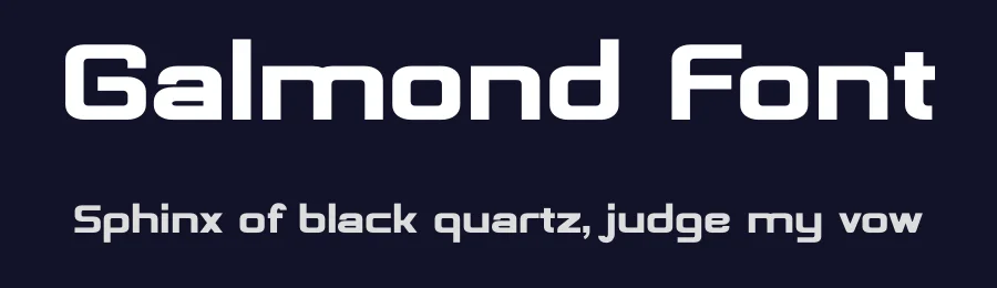 Galmond Font by Rantautype — Display Font — thumbnail 2