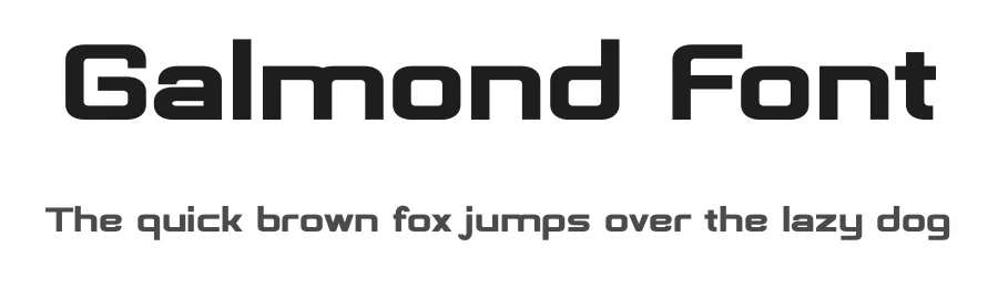 Galmond Font by Rantautype — Display Font