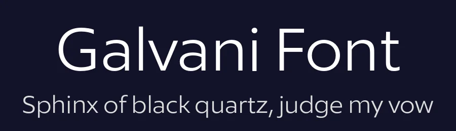 Galvani Font by Hoftype — Sans Serif Font — thumbnail 2
