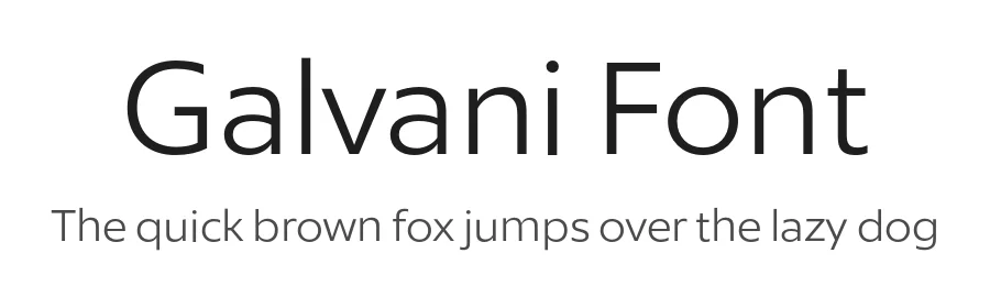Galvani Font by Hoftype — Sans Serif Font