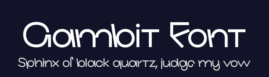 Gambit Font by NeueDeutsche — Sans Serif Font — thumbnail 2