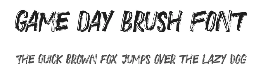 Game Day Brush Font by Surplus Type Co — Script Handwritten Font