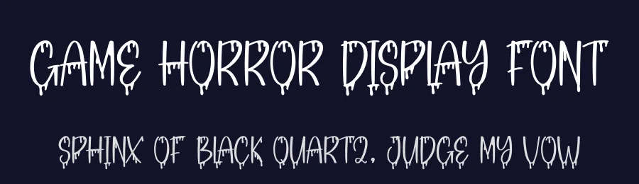 Game Horror Display Font by andikastudio — Display Font — thumbnail 2