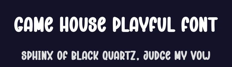 Game House Playful Font by andikastudio — Display Font — thumbnail 2