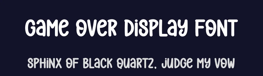 Game Over Display Font by Wati Studio — Display Font — thumbnail 2